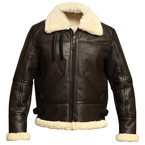 【並行輸入品】RSH Leathercraft OUTERWEAR メンズ US サイズ: L カラー: ブラウン GENUSKIN Men Bの画像