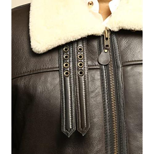 【並行輸入品】RSH Leathercraft OUTERWEAR メンズ US サイズ: L カラー: ブラウン GENUSKIN Men Bの画像