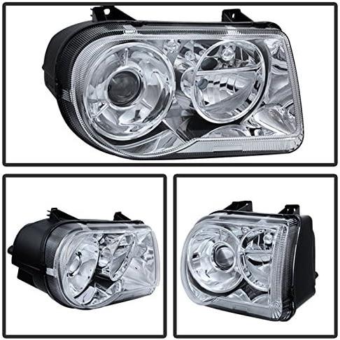 【並行輸入品】05-10 クライスラー 300C クロームクリアヘッドライト フロントランプ 助手席右側直接交換 新品の画像