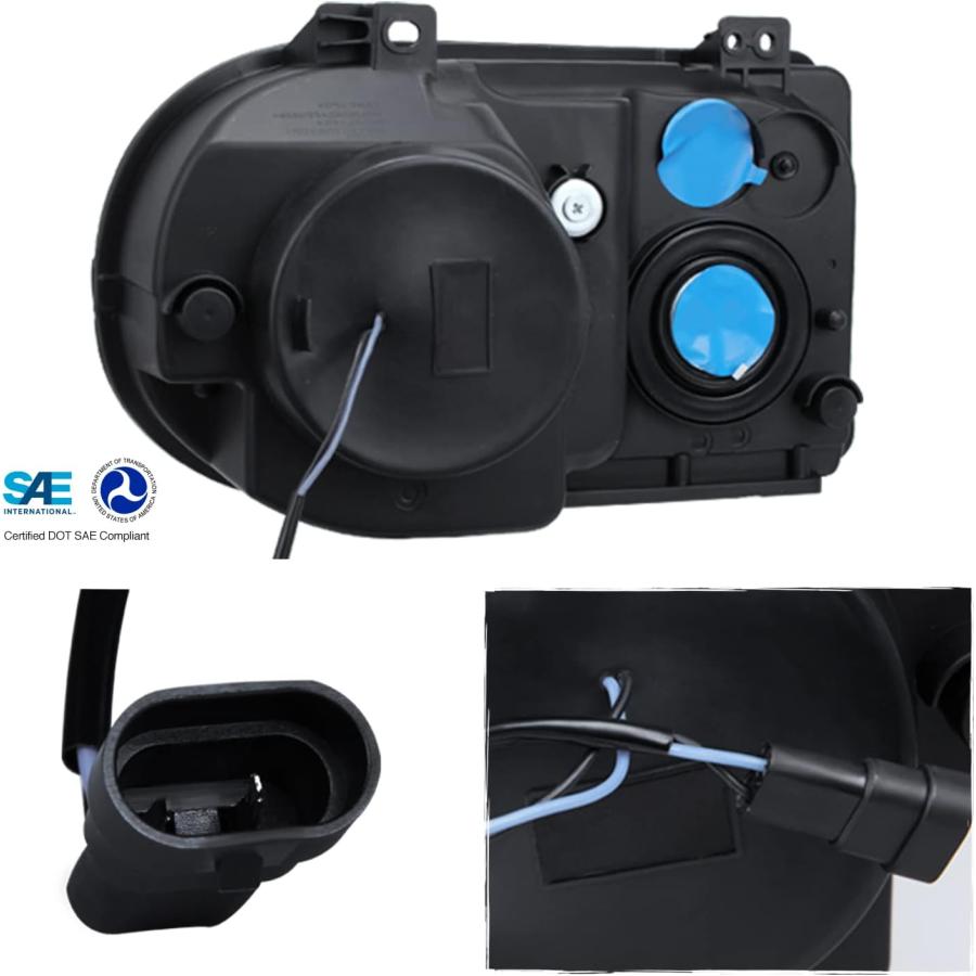 【並行輸入品】05-10 クライスラー 300C クロームクリアヘッドライト フロントランプ 助手席右側直接交換 新品の画像