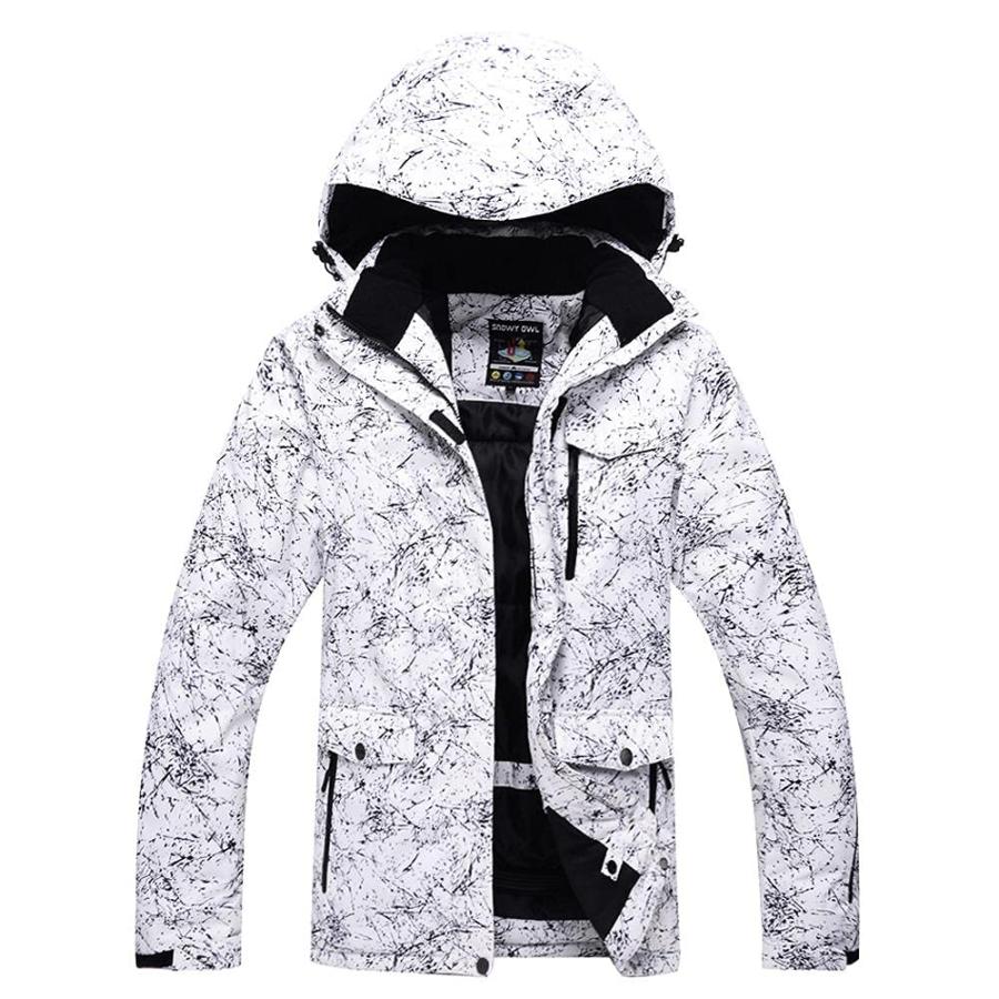 【並行輸入品】メンズ レディース スキージャケット 高防風 防水技術 スノージャケットとパンツ US サイズ: Large カラー: ブラックの画像