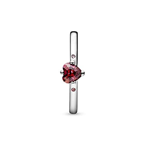 並行輸入品】Pandora You & Me スパークリングレッドハートリング 女性 