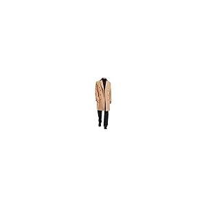 【並行輸入品】Mens Double Breasted Camel Cashmere & Wool Overcoat Winter Crombの画像