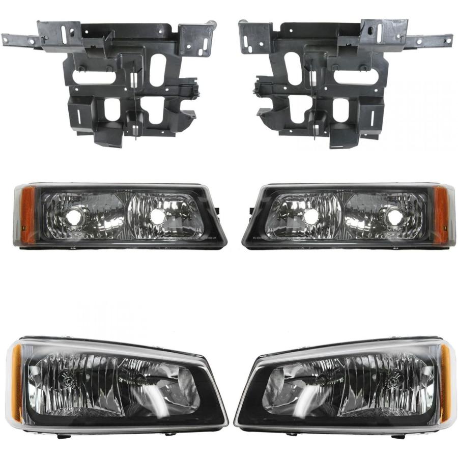 【並行輸入品】AM Autoparts Headlight Assembly Compatible With 2003-2007 Chevroletの画像