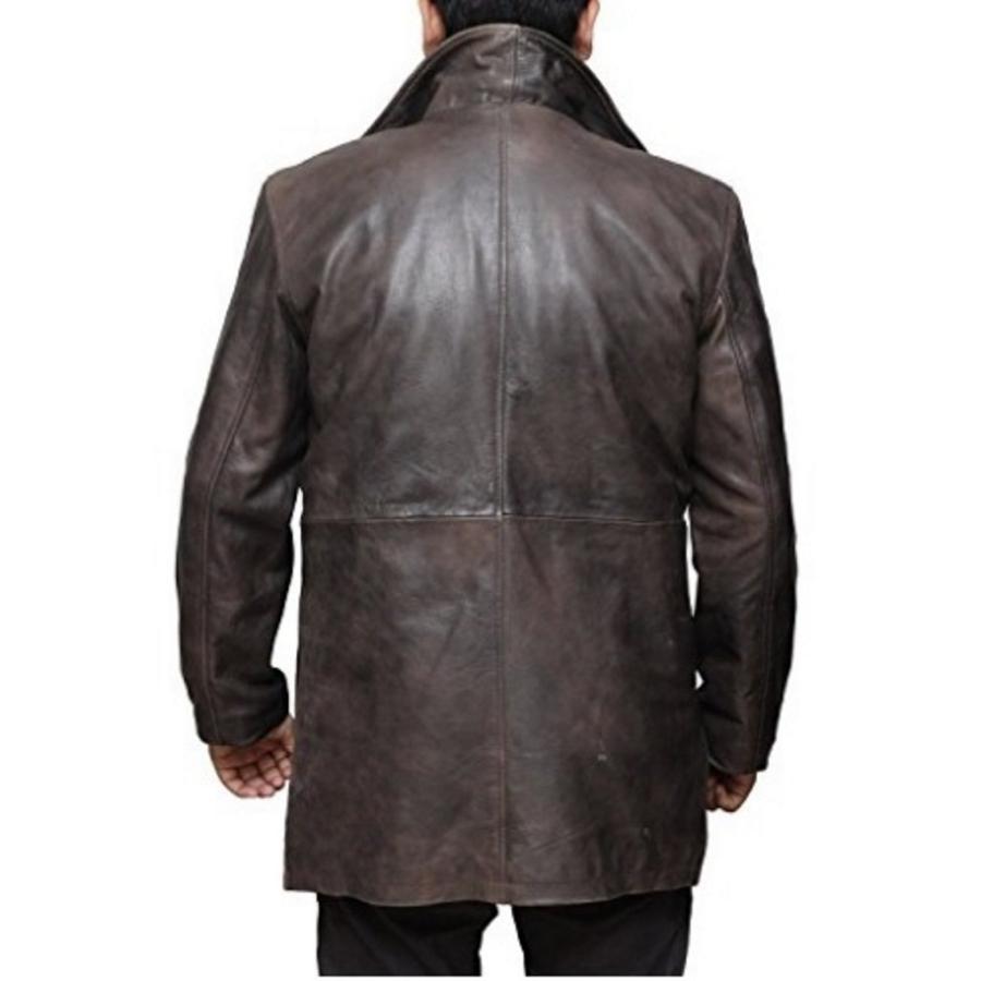 【並行輸入品】Dean Winchester Supernatural Brown Distressed Mens Trench Coat Rの画像