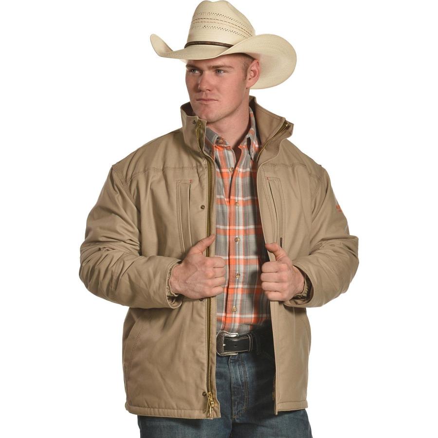 【並行輸入品】Ariat APPAREL メンズ US サイズ: 3L カラー: ブラウン ARIAT Mens FR Workhorse Jaの画像