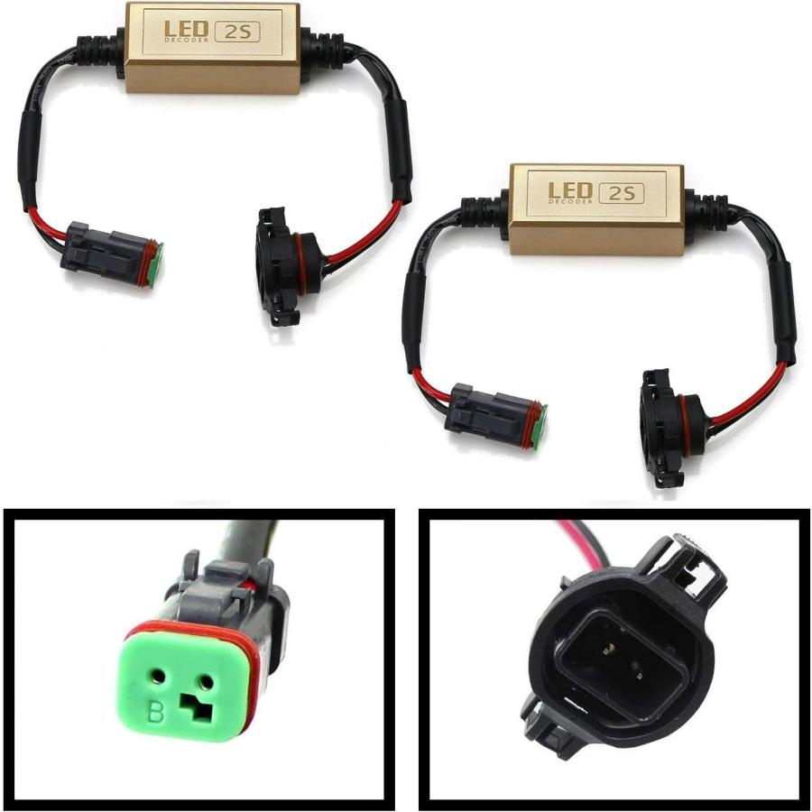 【並行輸入品】iDDMTOY（2）5202/2504 LED Dodドライビング・ライト、LEDライトバー、LEDワークランプなどのためのDT DTPの画像