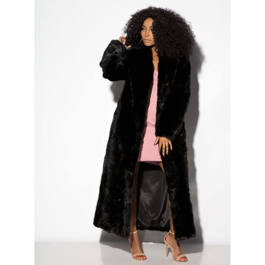 【並行輸入品】フルレングス ミンクファー コート ショールカラーとブレスレットカフ付き, ランチ, Large Henig Furs Fullの画像