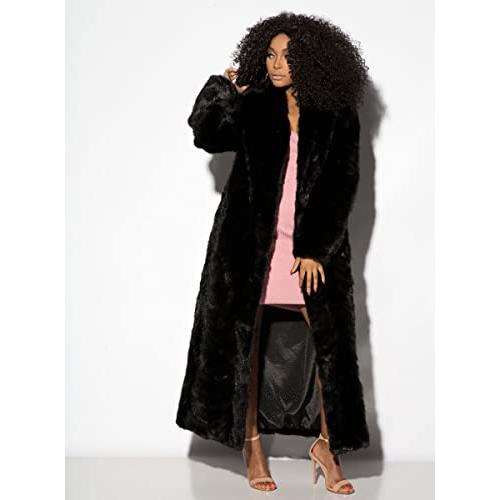 【並行輸入品】フルレングス ミンクファー コート ショールカラーとブレスレットカフ付き, ランチ, Large Henig Furs Fullの画像