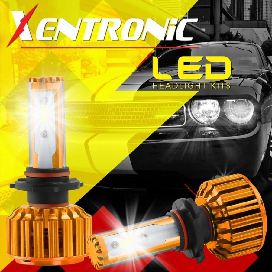【並行輸入品】xentronic b2 LEDヘッドライト電球 9007 ホワイト XTRNB2GLD-97-6Kの画像