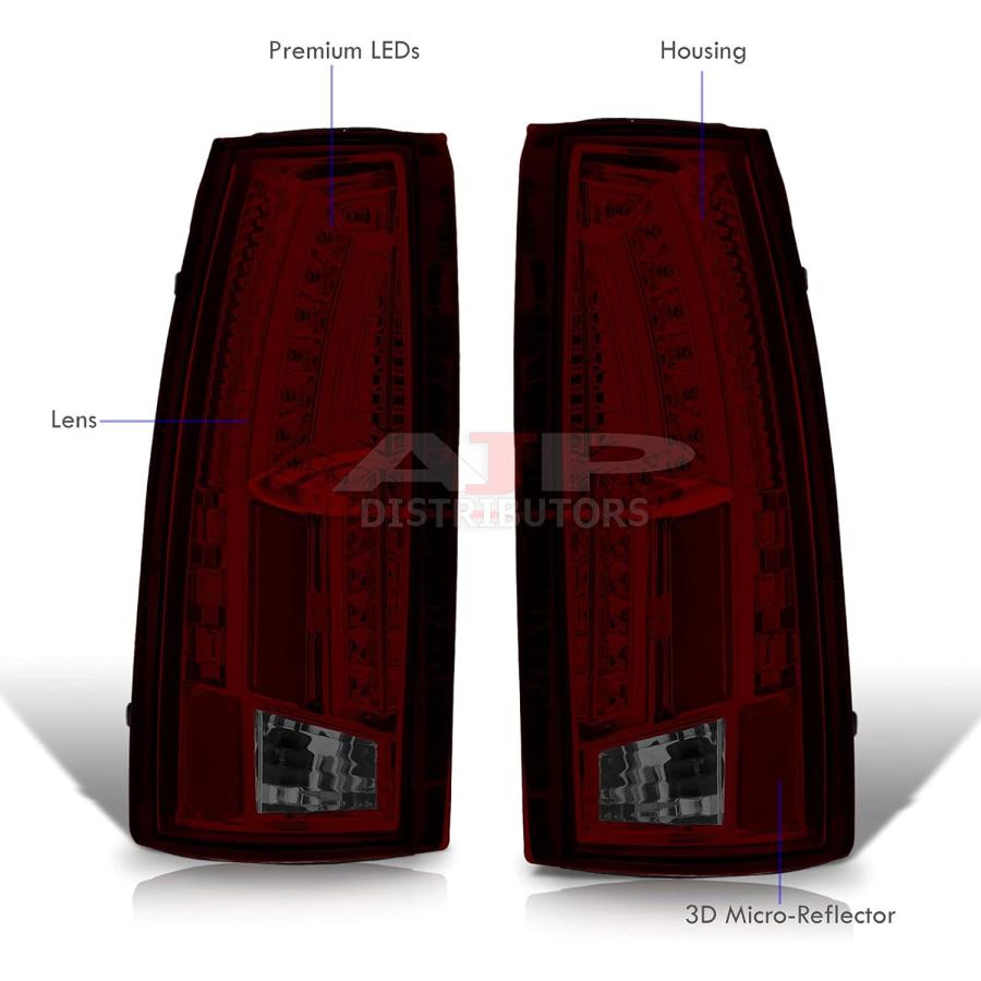 【並行輸入品】AJP Distributors LED DRL テールライト ブレーキランプ ペア C/K C10 C1500 C2500 C3500の画像