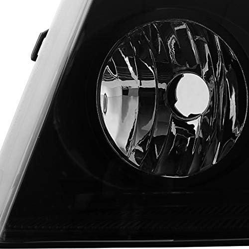 【並行輸入品】2004-2008フォードF150 F-150ピックアップトラック用ブラックスモークヘッドライト+ブラックテールブレーキライトランプ。の画像