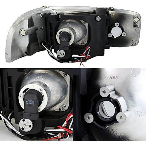 【並行輸入品】AKKON - For 2001-2006 GMC Sierra | Yukon XL | Denali Smoked Dual Halの画像