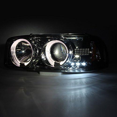 【並行輸入品】AKKON - For 2001-2006 GMC Sierra | Yukon XL | Denali Smoked Dual Halの画像