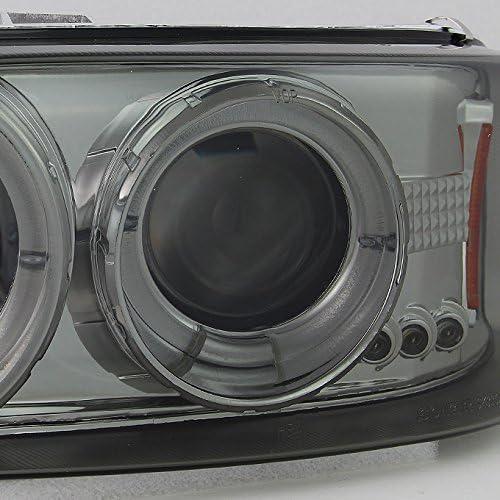 【並行輸入品】AKKON - For 2001-2006 GMC Sierra | Yukon XL | Denali Smoked Dual Halの画像