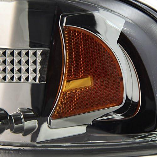 【並行輸入品】AKKON - For 2001-2006 GMC Sierra | Yukon XL | Denali Smoked Dual Halの画像
