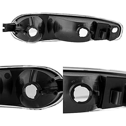 【並行輸入品】AKKON - For 2001-2006 GMC Sierra | Yukon XL | Denali Smoked Dual Halの画像