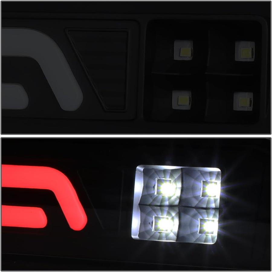 【並行輸入品】DNA MOTORING 3BL-DRM02-3D-LED-BK-SM ブラックハウジング 3D LED サードテールブレーキライト [の画像