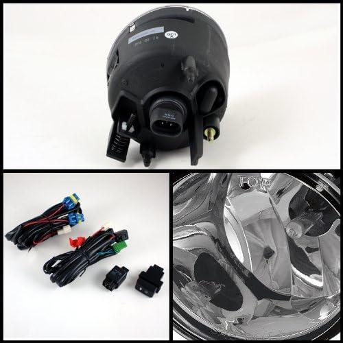 【並行輸入品】AKKON - [デュアルヘイローLED] アルマダ/タイタン クリアプロジェクターヘッドライト + クリアフォグライトランプコンボの画像