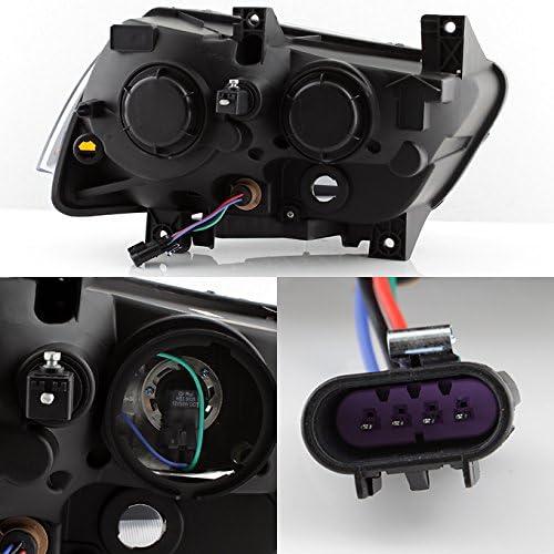 【並行輸入品】AKKON   ダッジ11-14充電器クロムハウジングヘッドライト+フォグライトスイッチ交換付きの画像
