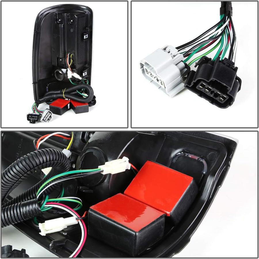【並行輸入品】00-06 GMC ユーコン (XL) / シボレー タホ サバーバン フルLED テールライト+ 3Rd サードブレーキランプ スモーの画像