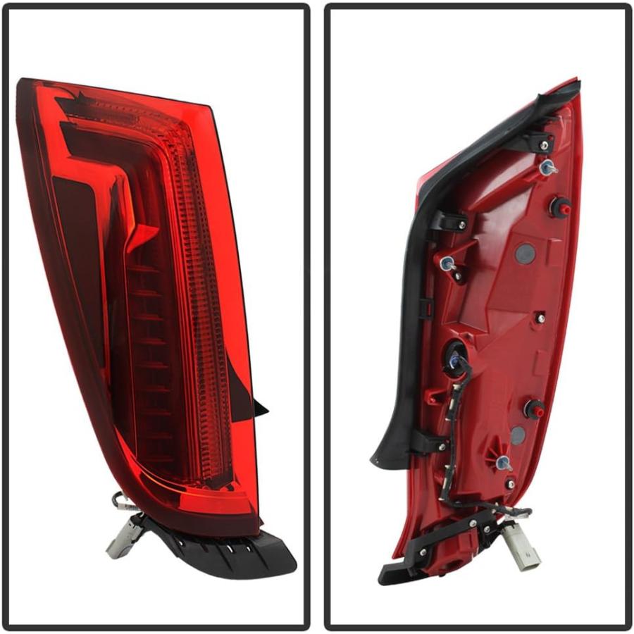 【並行輸入品】VIPMOTOZ 運転席側レッドレンズ OEスタイル LED 左テールライト ハウジングランプ アセンブリ 交換用 2013-2017_1