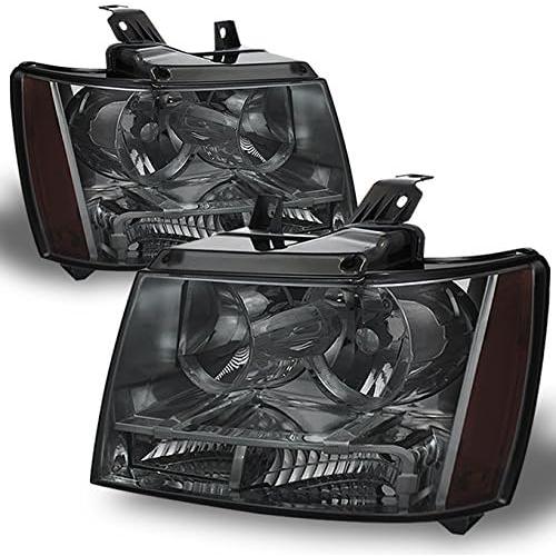 【並行輸入品】AKKON - [クリスタルスモークレンズ] 07-14 Chevy Suburban 1500 2500 Tahoe ヘッドライト +の画像