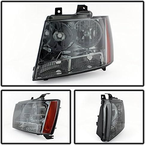 【並行輸入品】AKKON - [クリスタルスモークレンズ] 07-14 Chevy Suburban 1500 2500 Tahoe ヘッドライト +の画像