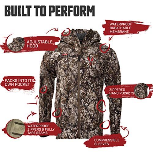 【並行輸入品】BadlandsメンズCatalystジャケット M マルチカラー Badlands Catalyst Rain Jacketの画像