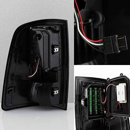【並行輸入品】AKKON - 2009-2018 Dodge Ram 1500 10-18 2500/3500 ブラック LED チューブ テールライの画像