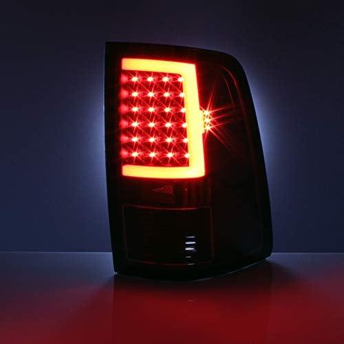 【並行輸入品】AKKON - 2009-2018 Dodge Ram 1500 10-18 2500/3500 ブラック LED チューブ テールライの画像