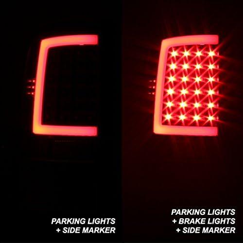 【並行輸入品】AKKON - 2009-2018 Dodge Ram 1500 10-18 2500/3500 ブラック LED チューブ テールライの画像