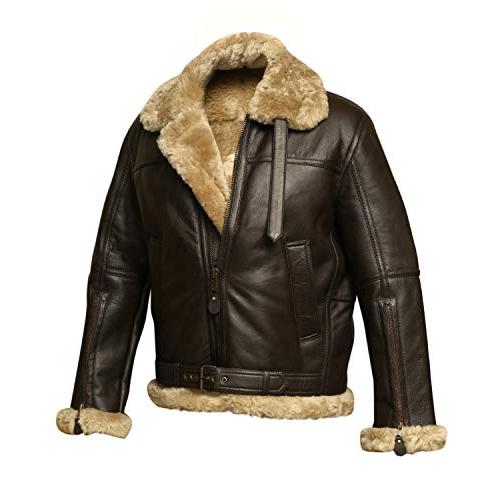 【並行輸入品】RSH Leathercraft OUTERWEAR メンズ US サイズ: Large カラー: ブラウン RAF Bomberの画像
