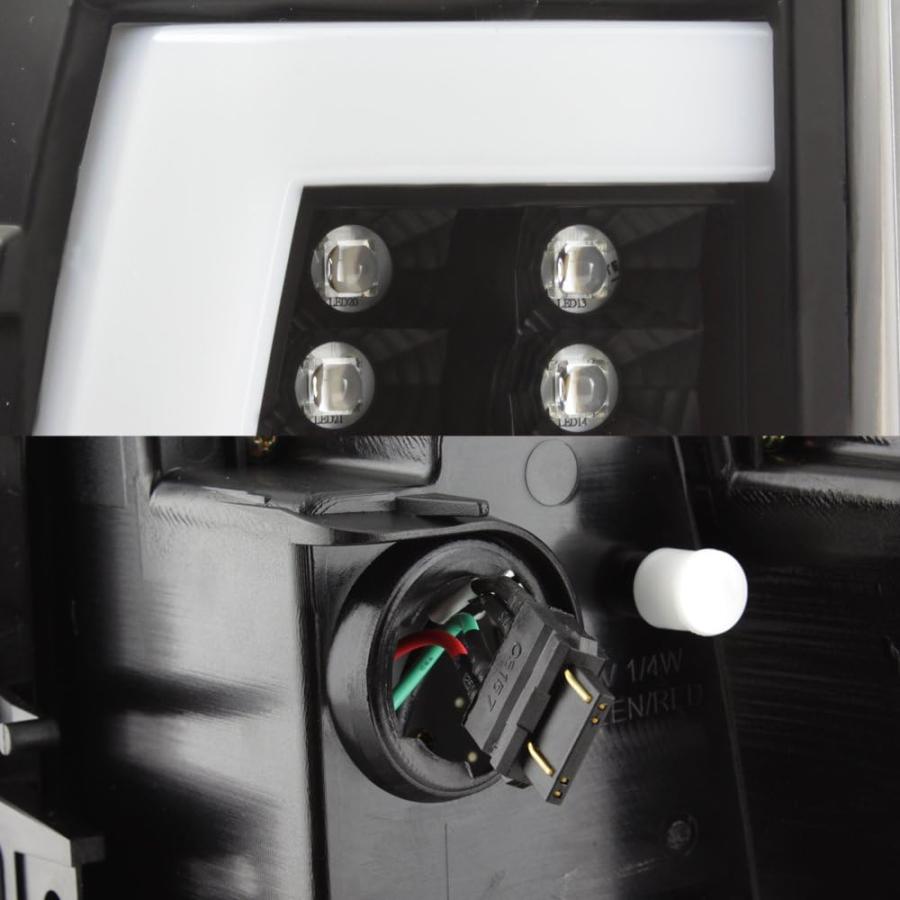 【並行輸入品】AKKON - 00-06 シボレー サバーバン タホ GMC ユーコン XL 1500/2500 ブラック LED バー テール ブレ_2