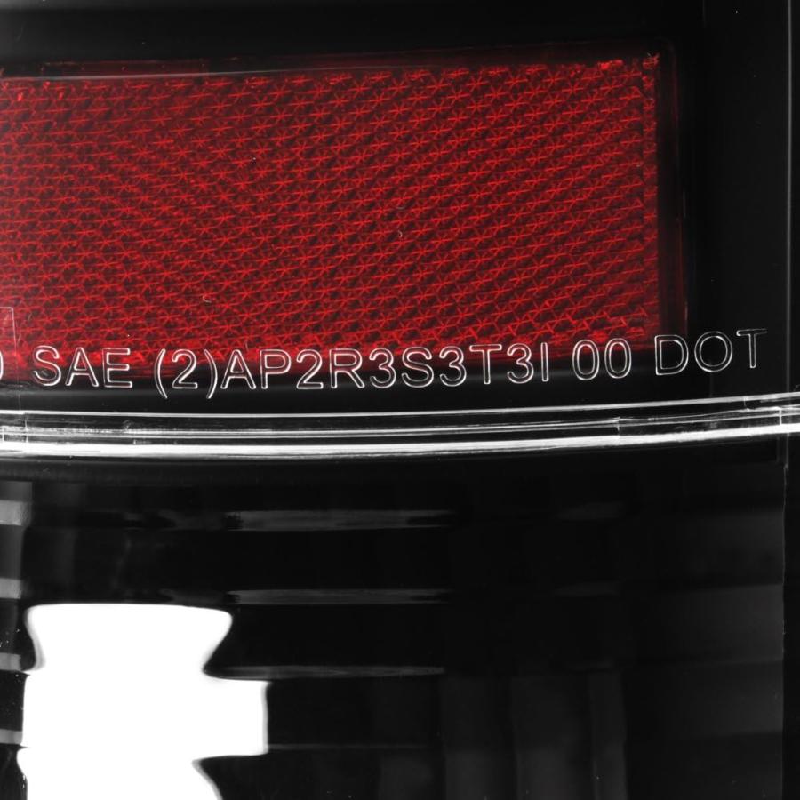 【並行輸入品】AKKON - 00-06 シボレー サバーバン タホ GMC ユーコン XL 1500/2500 ブラック LED バー テール ブレ_5