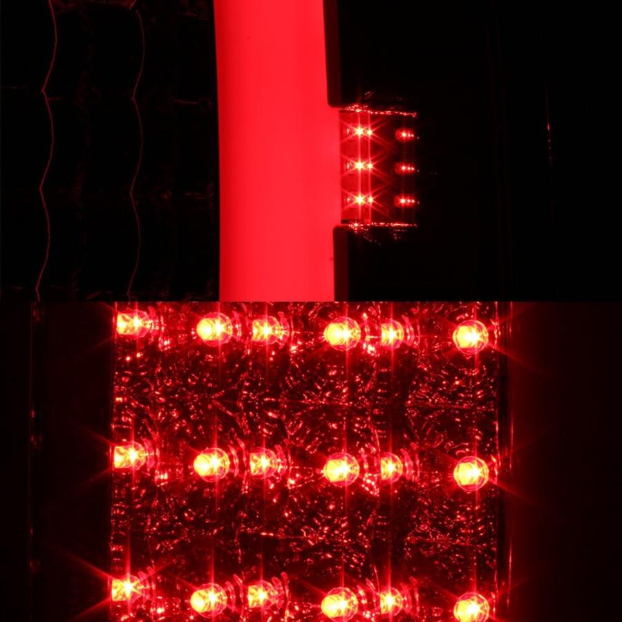 【並行輸入品】AKKON - 03-06 Dodge Ram 1500 2500 3500 LED DRL ライトチューブ レッドクロームテールライト_6