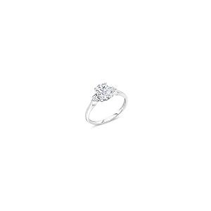 【並行輸入品】[Gem Stone King] 1.6カラット モアサナイト Charles & Colvard 指輪 リング レディース シンの画像