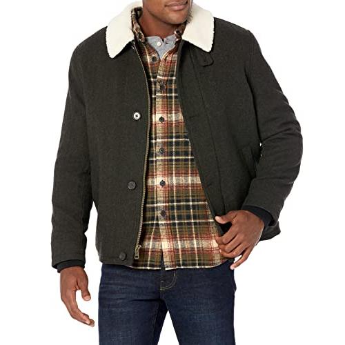 【並行輸入品】Cole Haan Signature OUTERWEAR メンズ US サイズ: Large カラー: グリーン Cole Haの画像