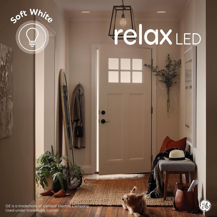 GE Relax LED Light Bulbs  60 Watt  Soft White  A19 (4 Pack)　並行輸入品｜good-face｜03