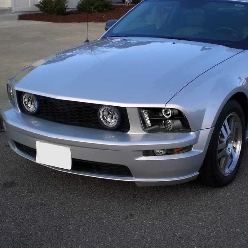 【並行輸入品】Spec-D Tuning Chrome Projector 1pc Headlights + LED Tail Lamps + Hooの画像