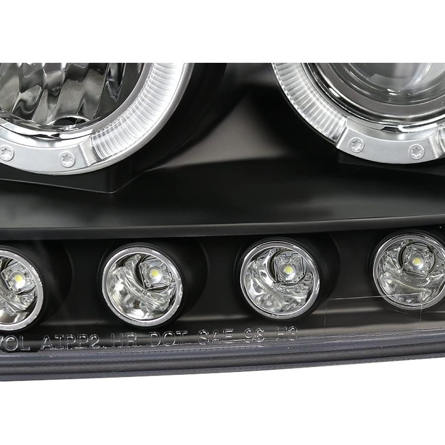 【並行輸入品】Spec-D Tuning LT2LHP-EPED97J-TM ヘッドライト テールライト (エクスペディション ブラック ヘイロー プの画像