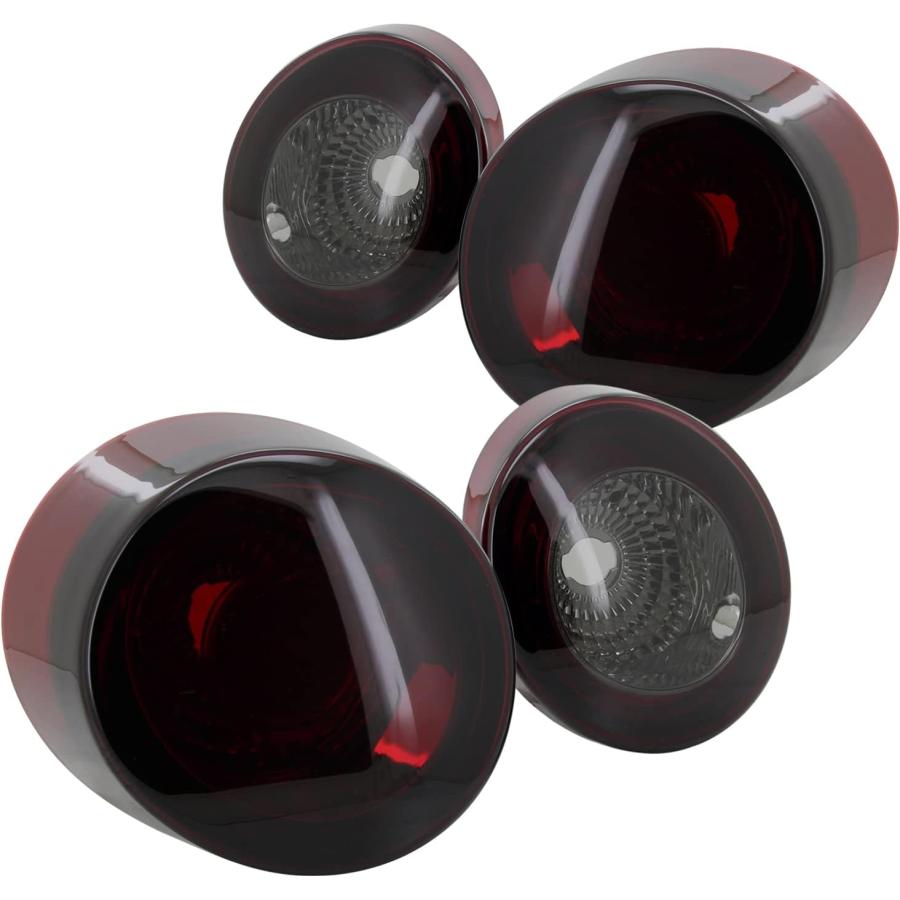 【並行輸入品】SPEC-D TUNING シボレーコバルトクーペ用LEDヘイロー光沢ブラックプロジェクターヘッドライト+スモークテールライトの画像