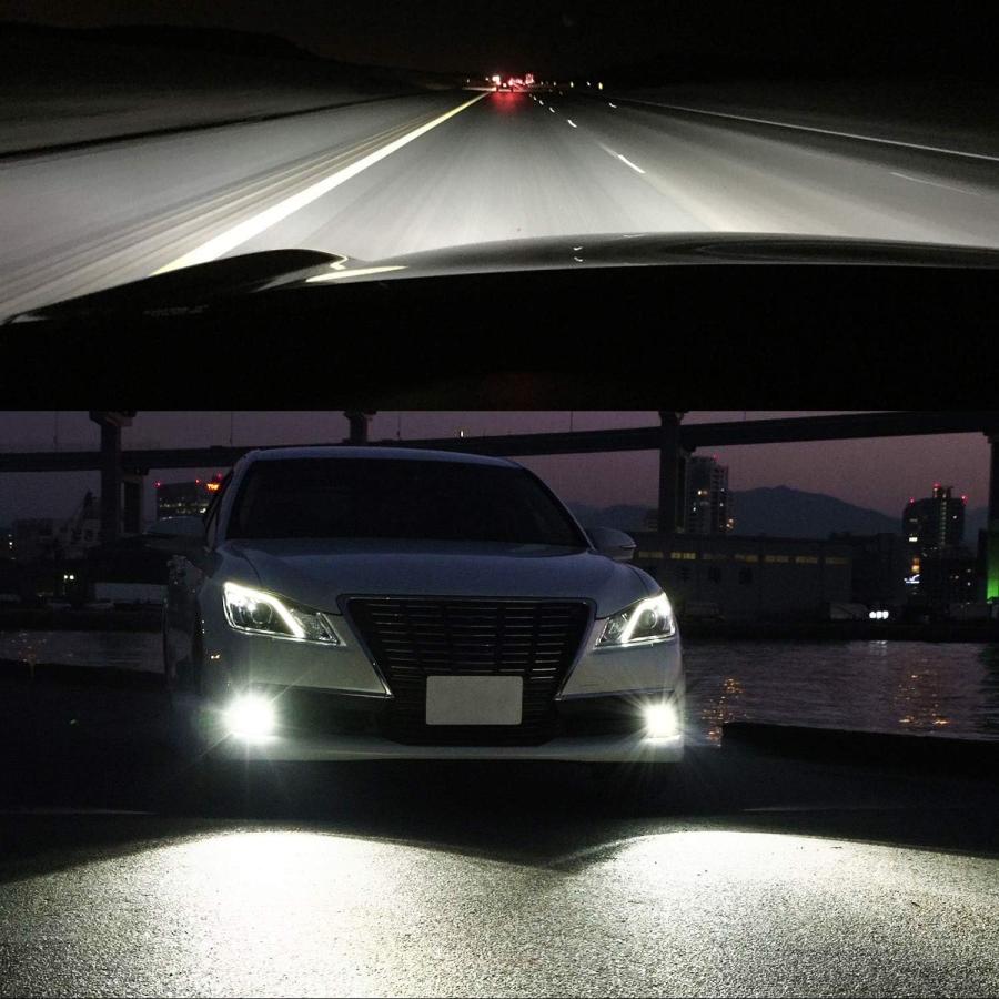 【並行輸入品】JDM ASTAR Bright White PX Chips 5202 5201 LED Fog Light Bulbs with Pの画像