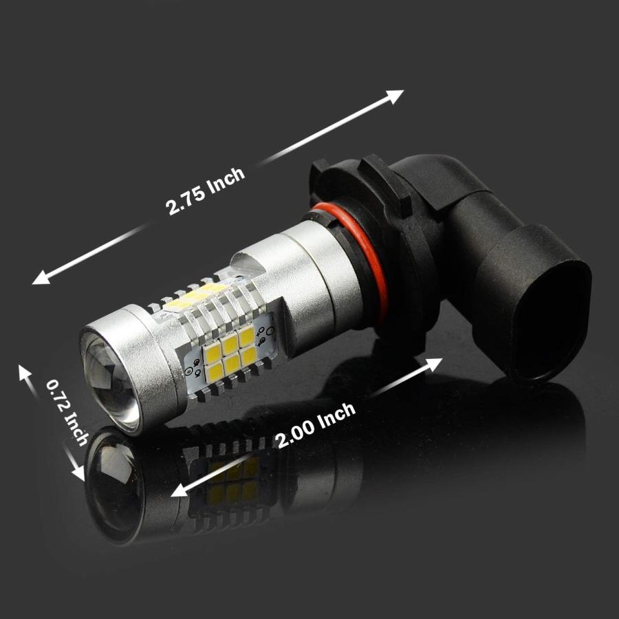 【並行輸入品】JDM ASTAR Bright White PX Chips H10 9140 9145 LED Fog Light Bulbs wiの画像