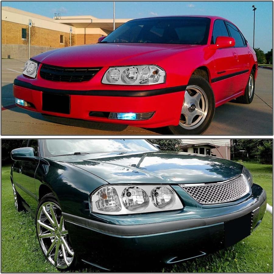 【並行輸入品】DNA Motoring HL-OH-CI00-CH-CL1 ヘッドライト (運転席と助手席側)の画像