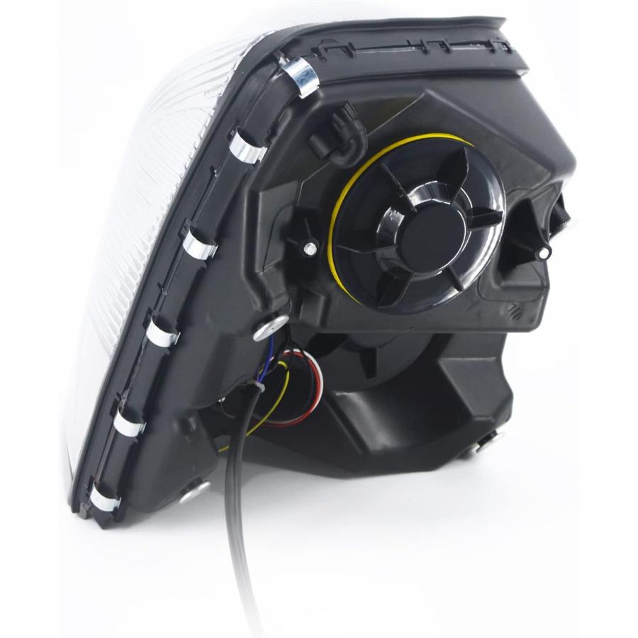 【並行輸入品】Volvo 2004-2017 VN/VNL トラックヘッドライトペアセット 左右全電球付き (TR001-L TR001-R)　_6