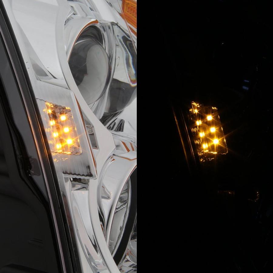 【並行輸入品】AKKON - 2008-2014 キャデラック CTS 助手席側プロジェクターヘッドライトアセンブリ クロームハウジング クリアレンズ_7