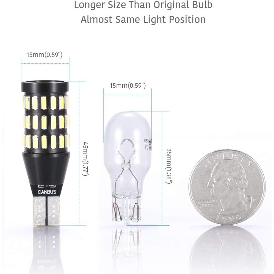 【並行輸入品】LUYED Extremely Bright 2000 Lumens Backup Reverse Lights 360-Degree_4