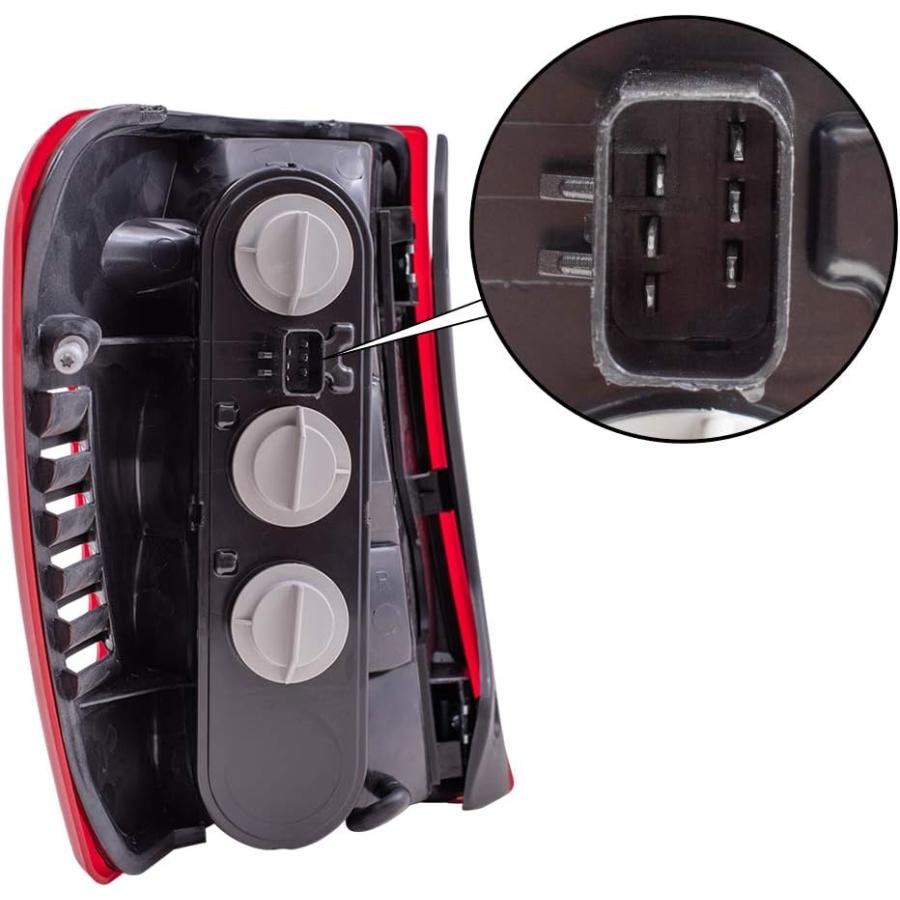 【並行輸入品】Brock Aftermarket Replacement Driver Left Passenger Right Tail Lightの画像