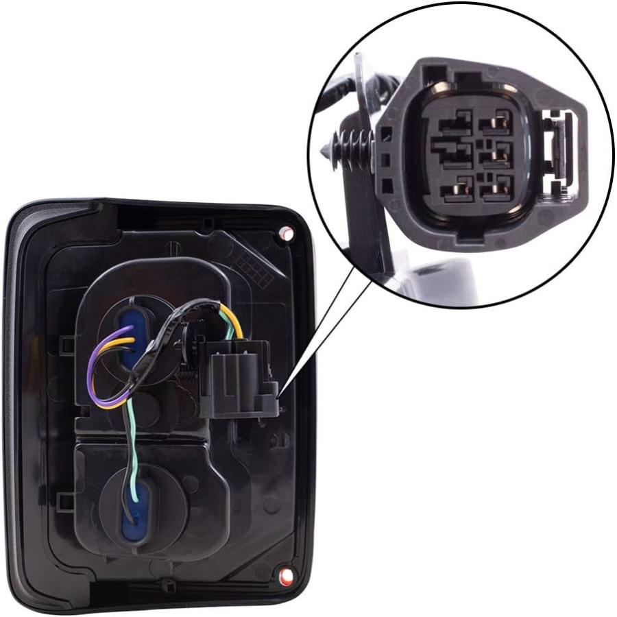 【並行輸入品】Brock 交換用助手席用テールライト 2007-2017 Wrangler 2018 Wrangler JK 55077890AH Cの画像